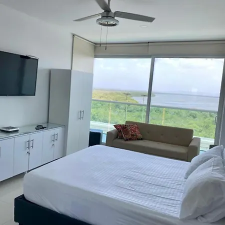 Apartamento Apto En Morros 922 Con Salida Directa A La Playa Cartagena